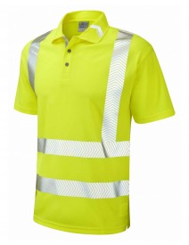 Leo Broadsands Coolviz Ultra Polo Shirt Yellow